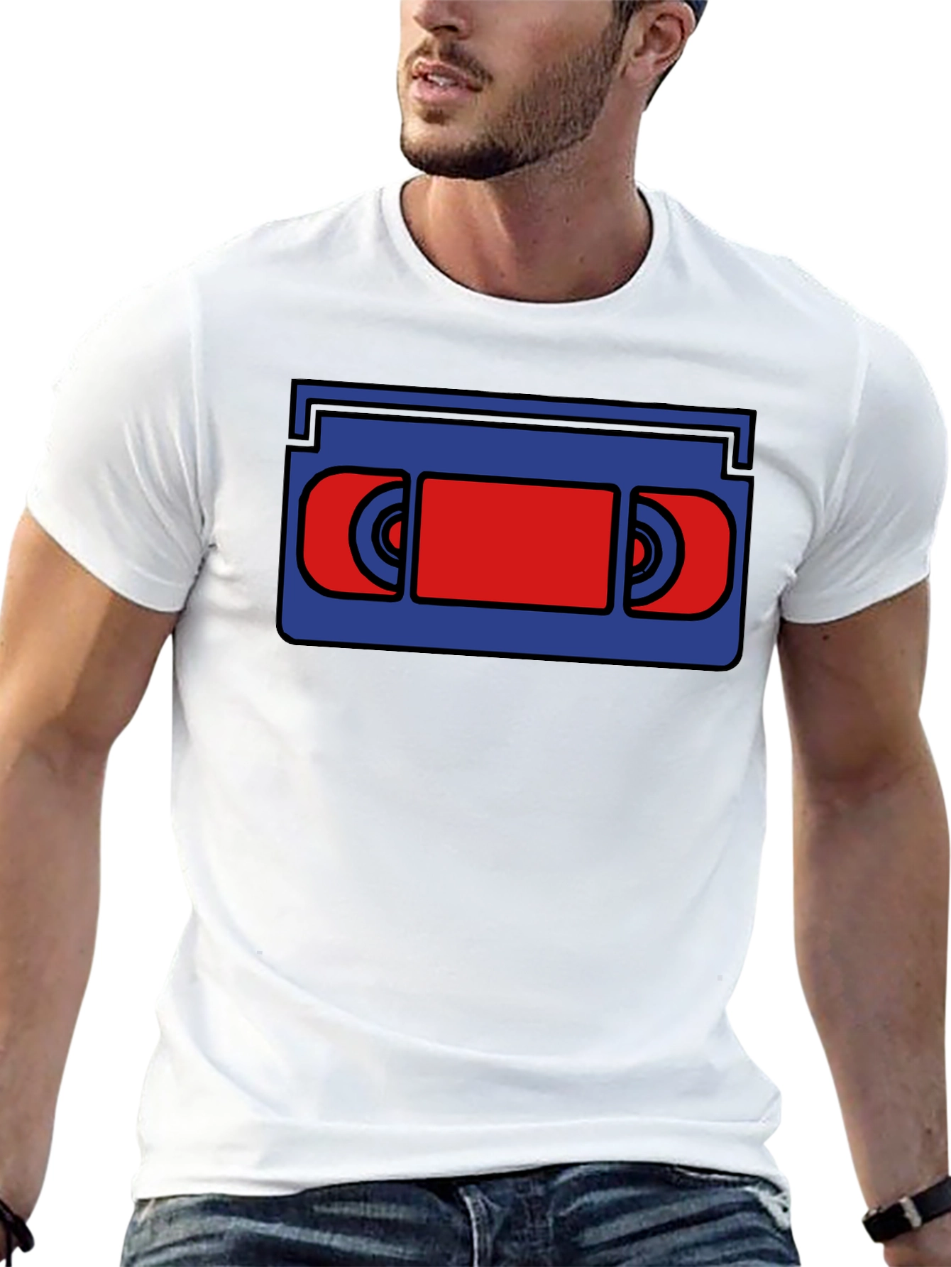 Retro VHS Tape Graphic T-Shirt - Classic Throwback Tee