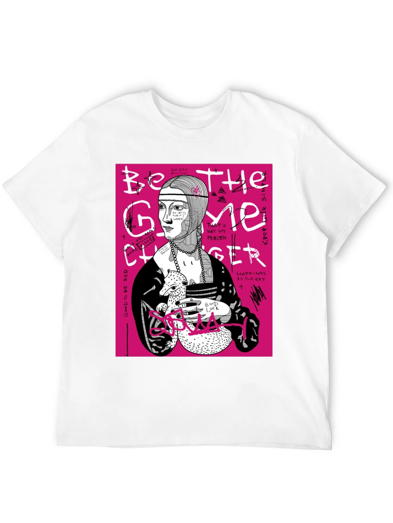 Be The Game Changer Graphic Tee - Black