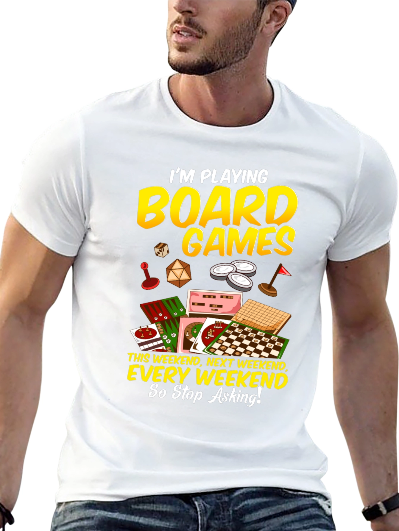 Board Games T-Shirt: Weekend Hobby Apparel