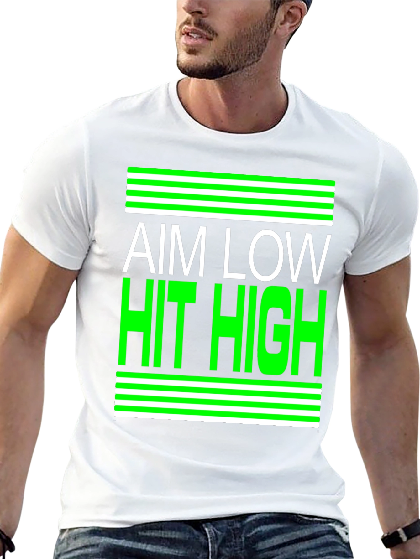 Aim Low Hit High Graphic Tee