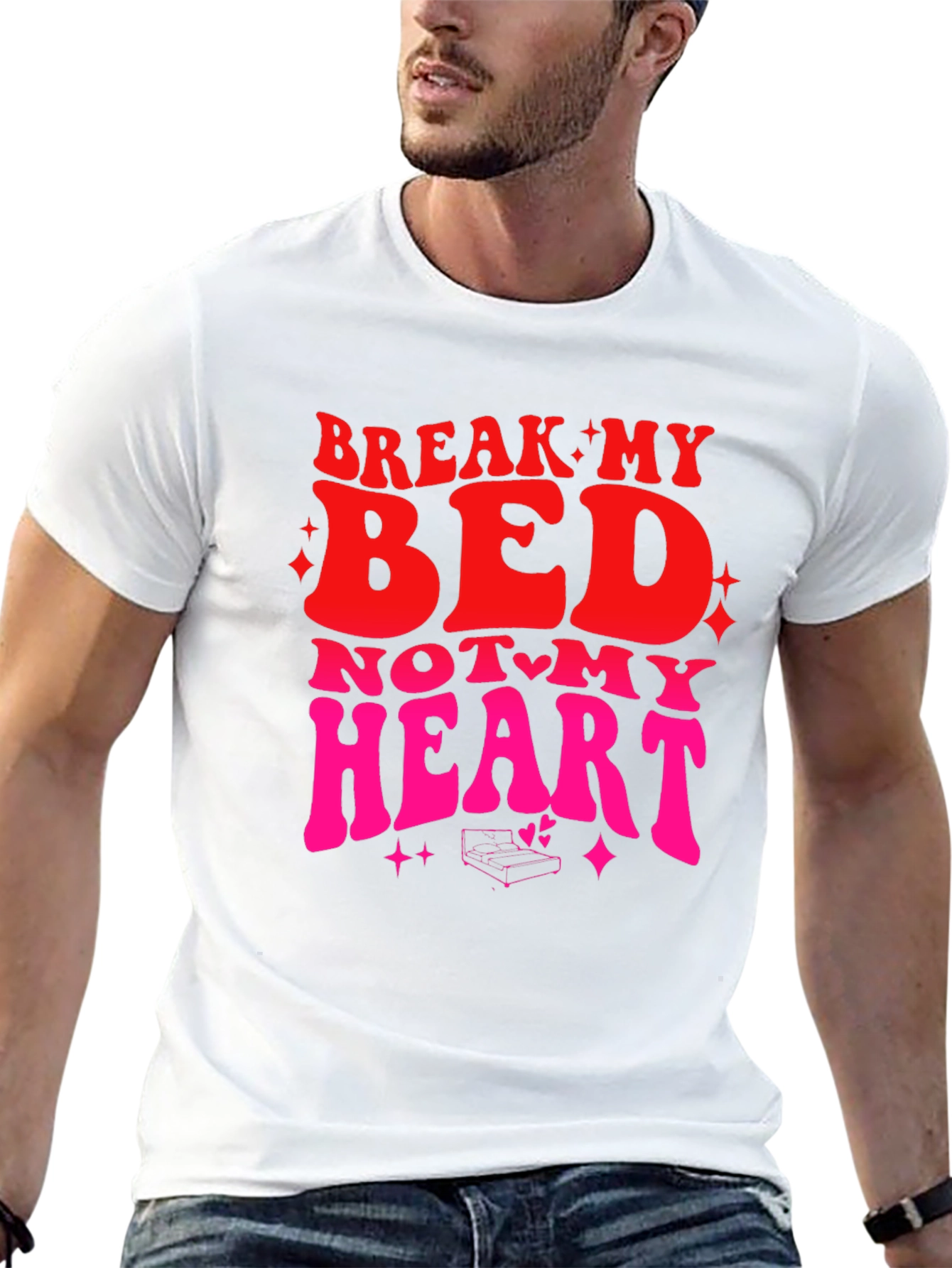 Break My Bed Not My Heart Graphic Tee