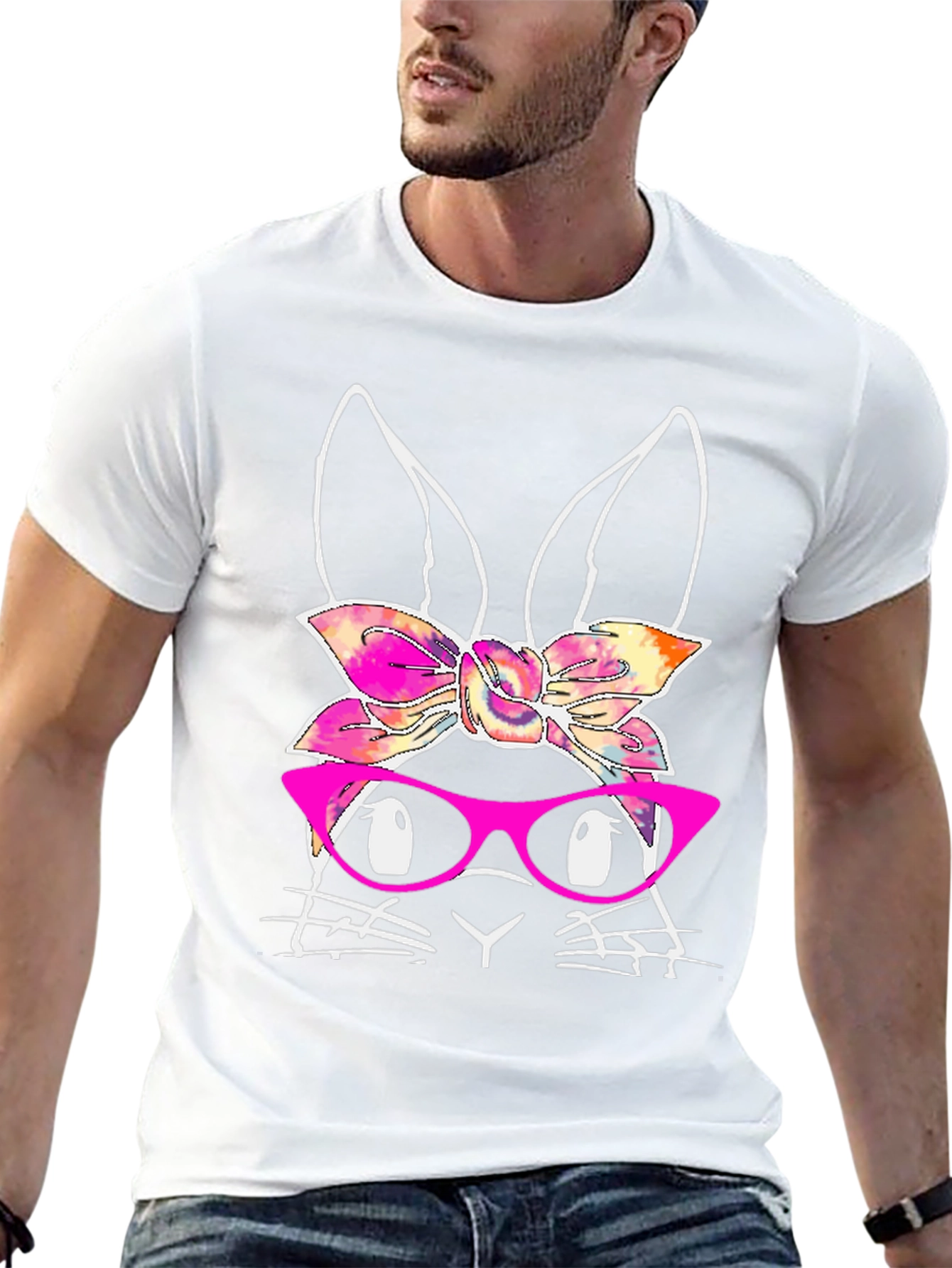 Bunny with Bandana and Glasses T-Shirt