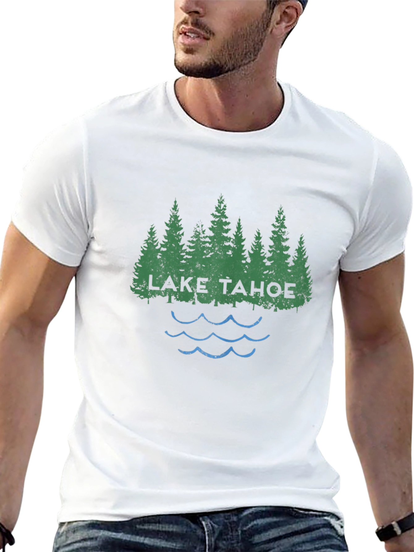 Lake Tahoe Graphic Tee - Nature Inspired