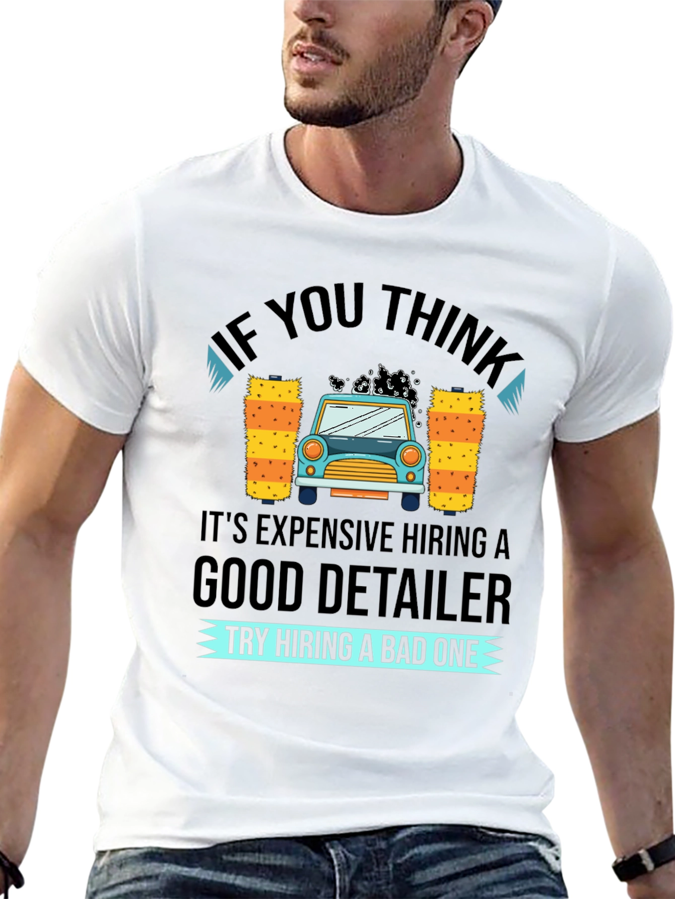 Car Detailer T-Shirt - Funny Car Wash Gift
