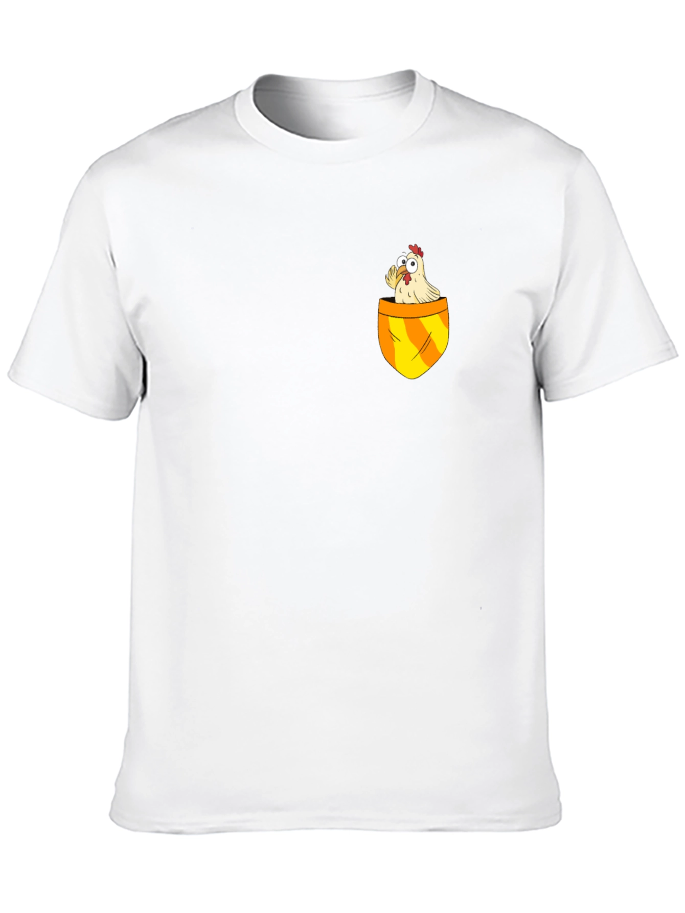 Chicken Pocket T-Shirt - Funny Cartoon Tee