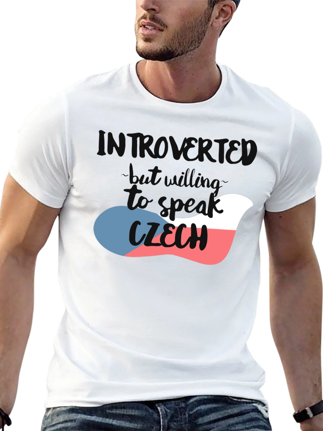Introvert Czech T-Shirt - Funny Graphic Tee