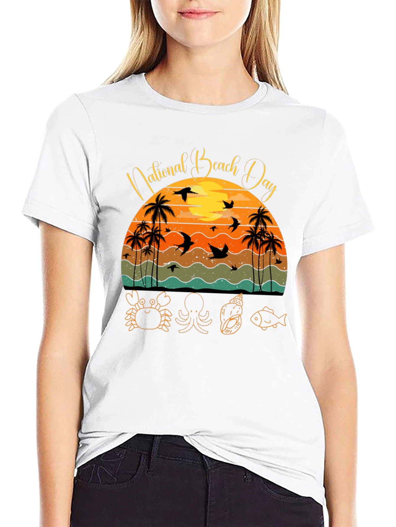 National Beach Day Graphic Tee