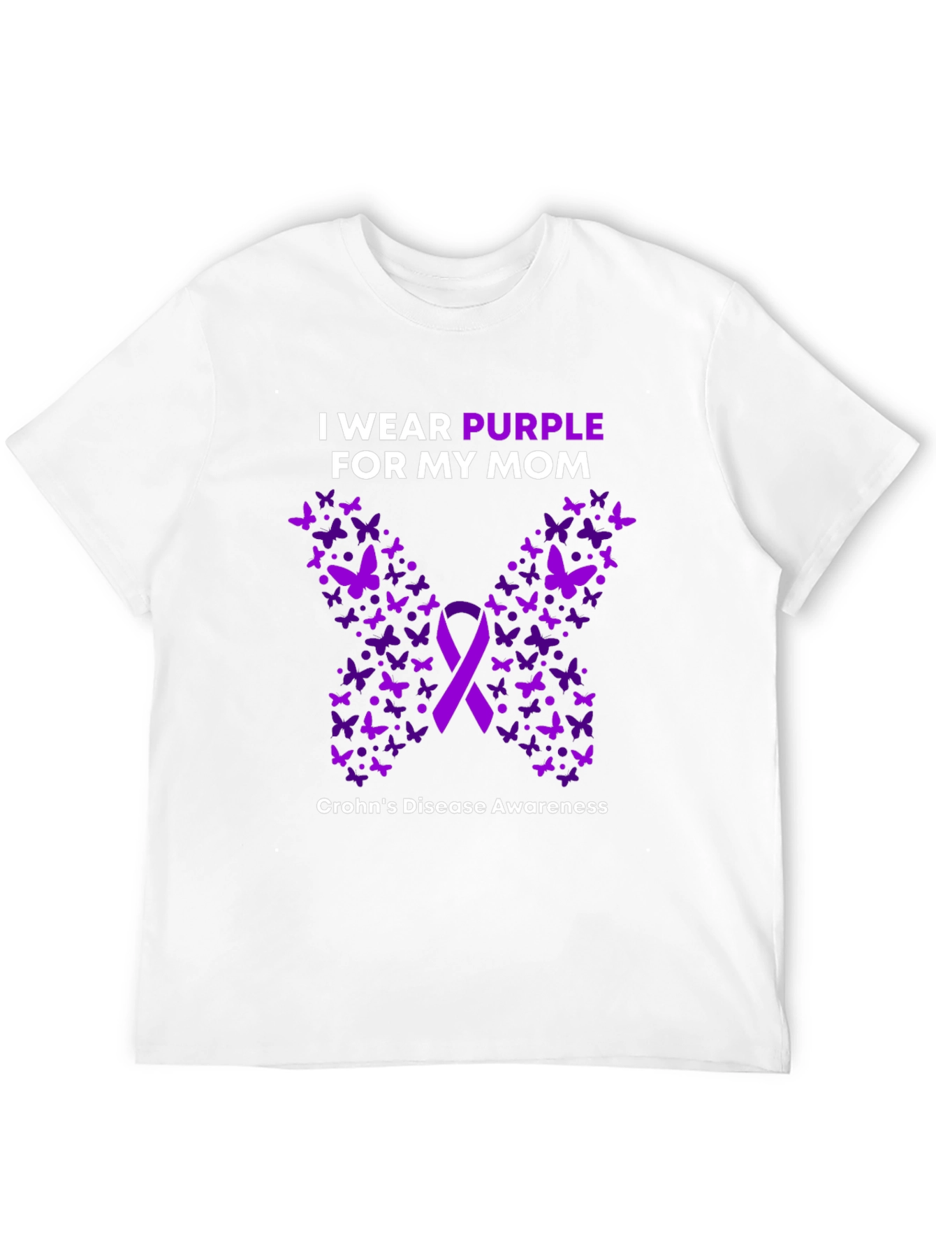 Purple Crohns Disease Awareness T-Shirt