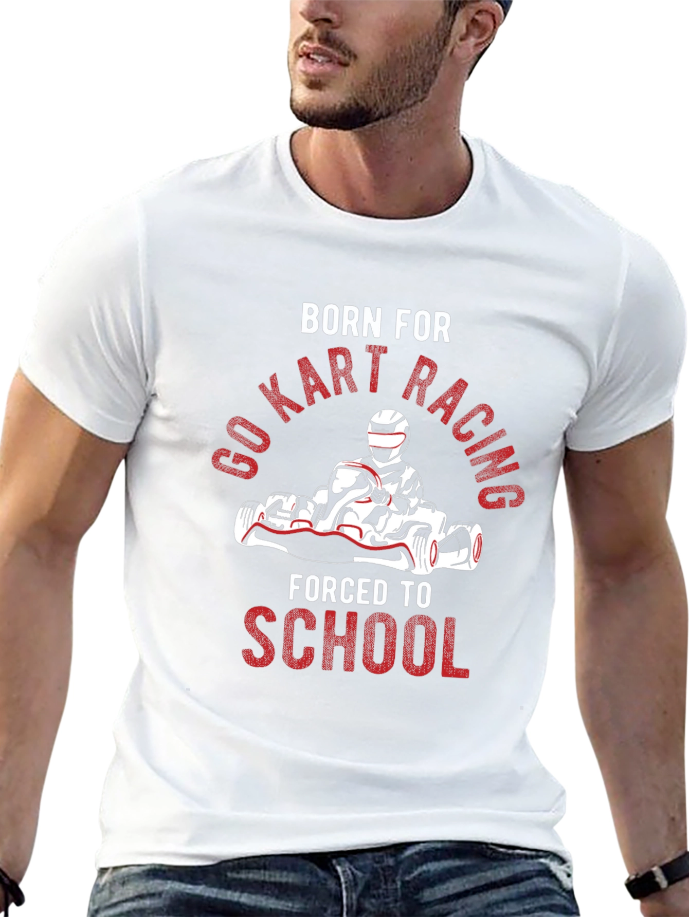 Born for Go Kart Racing Graphic Tee