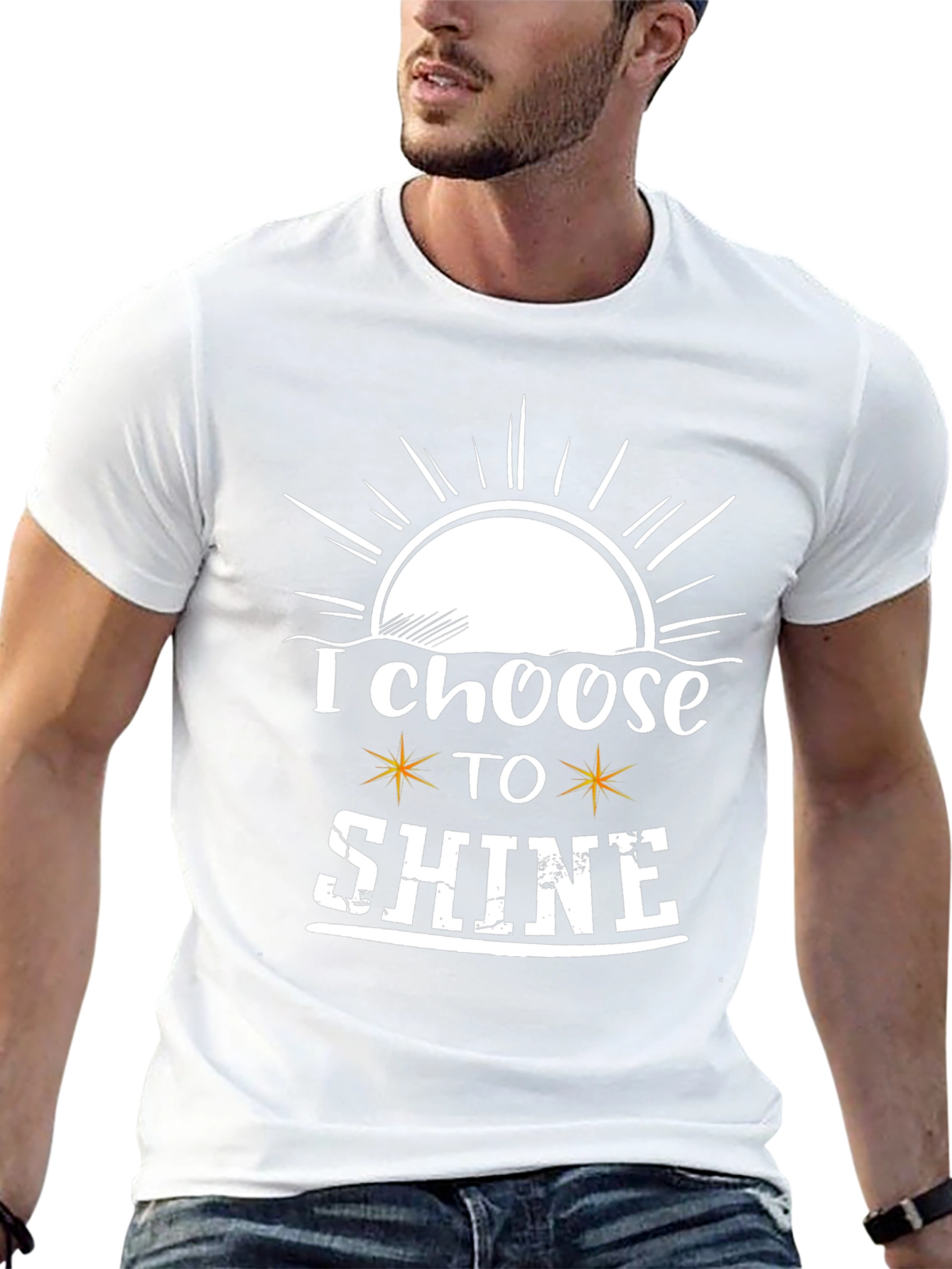 I Choose To Shine Graphic T-Shirt - Inspiring Tee