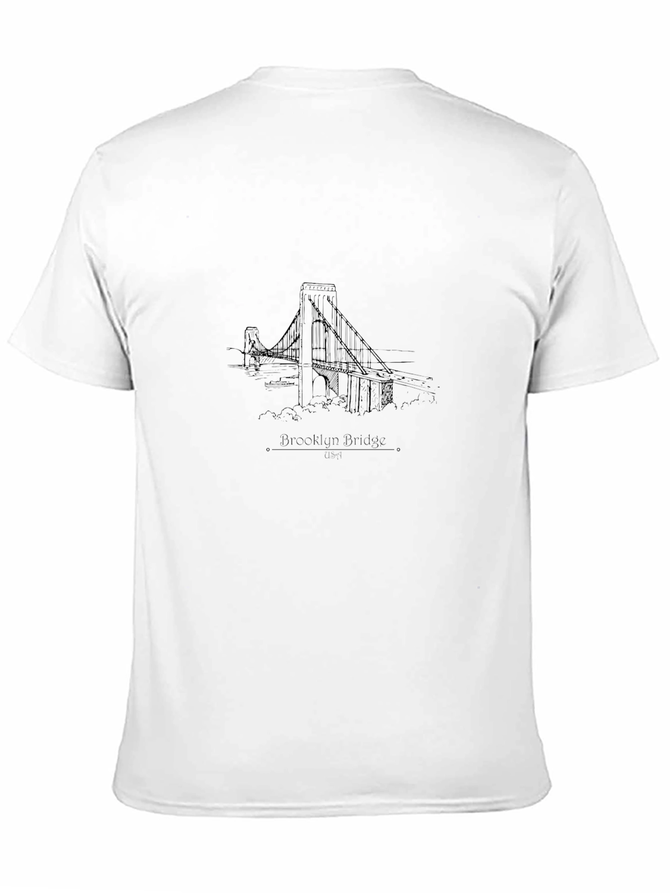 Brooklyn Bridge Graphic T-Shirt - Black