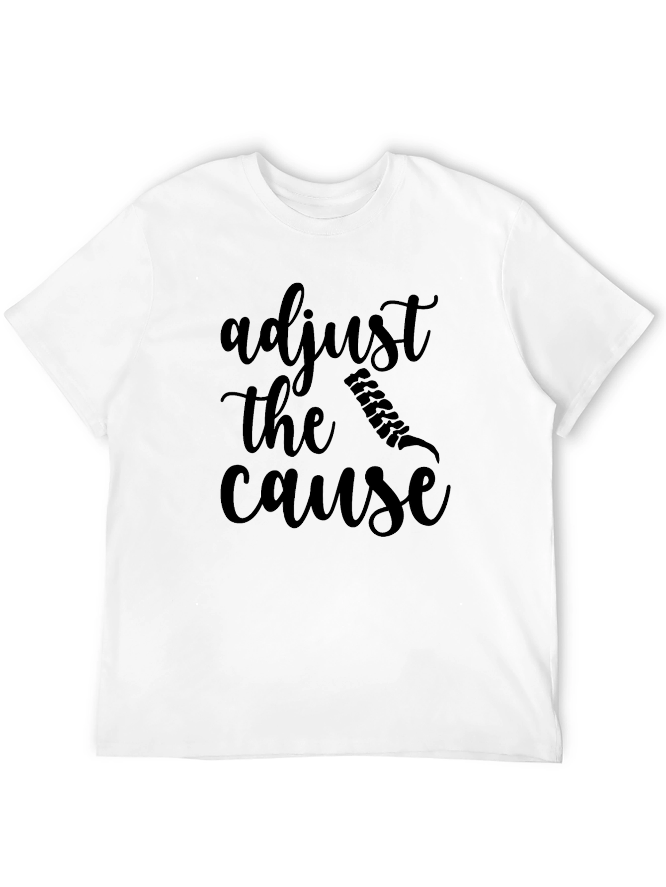 Adjust The Cause Graphic Tee - Black
