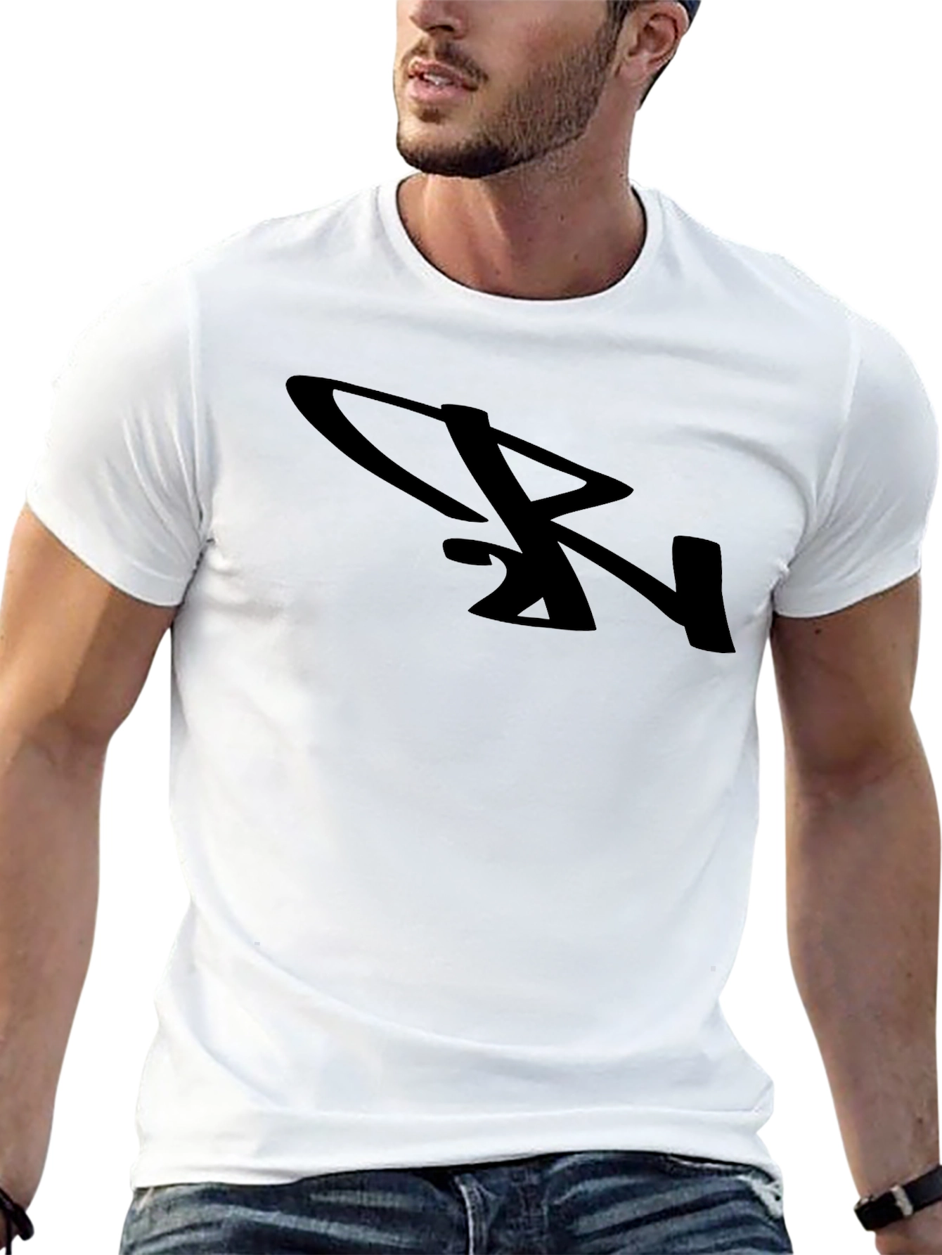 Bold Graphic Black T-Shirt