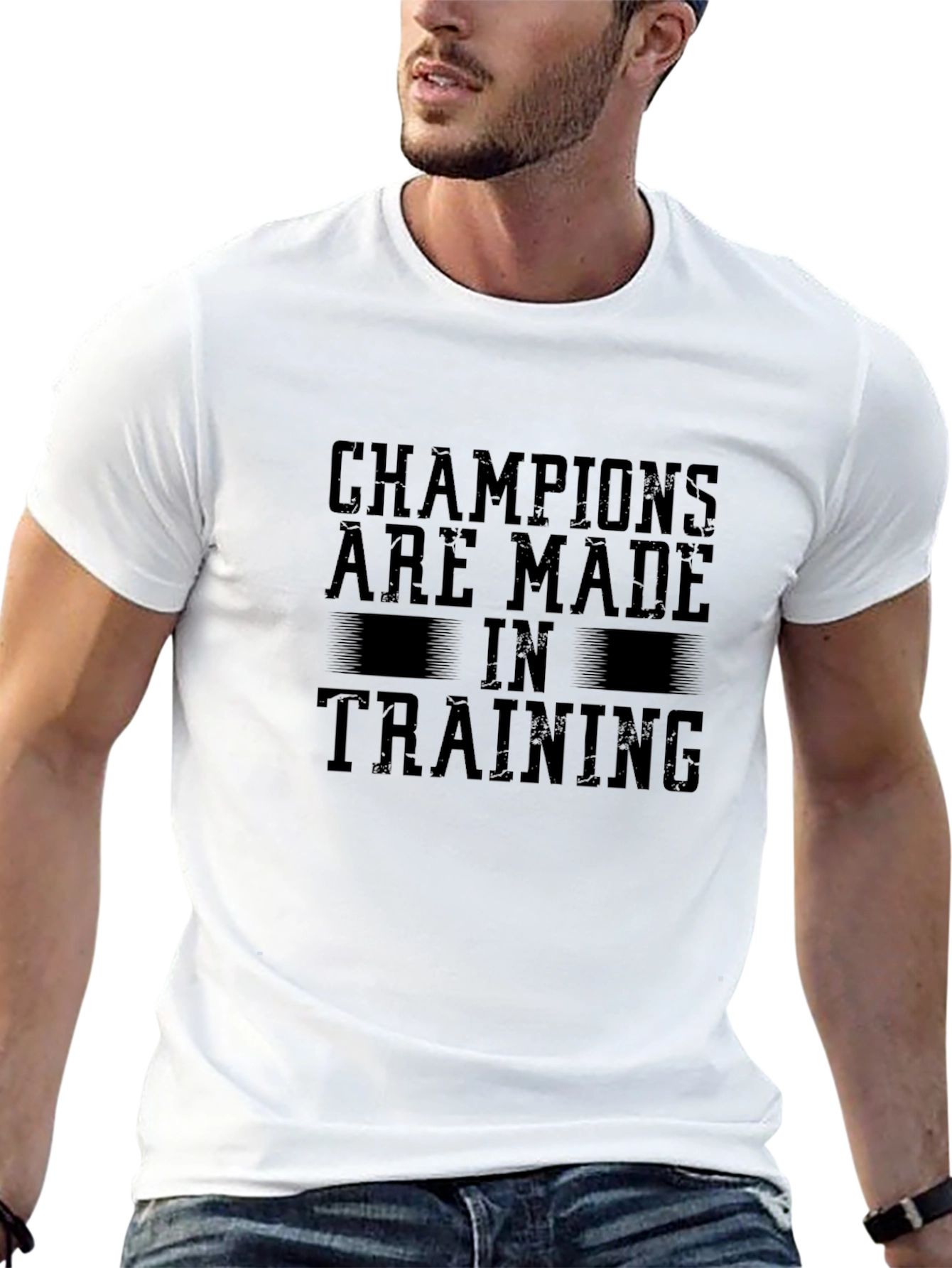 Champions Training Graphic Tee - Black