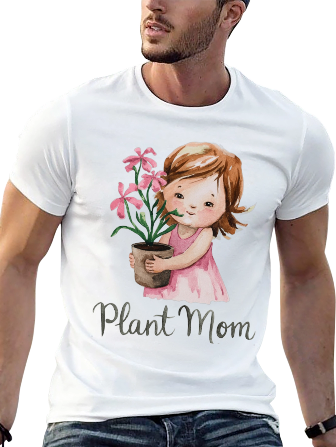 Plant Mom Graphic Tee - Unisex Black T-Shirt