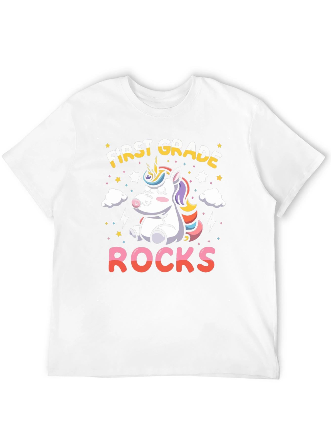 First Grade Rocks Unicorn T-Shirt