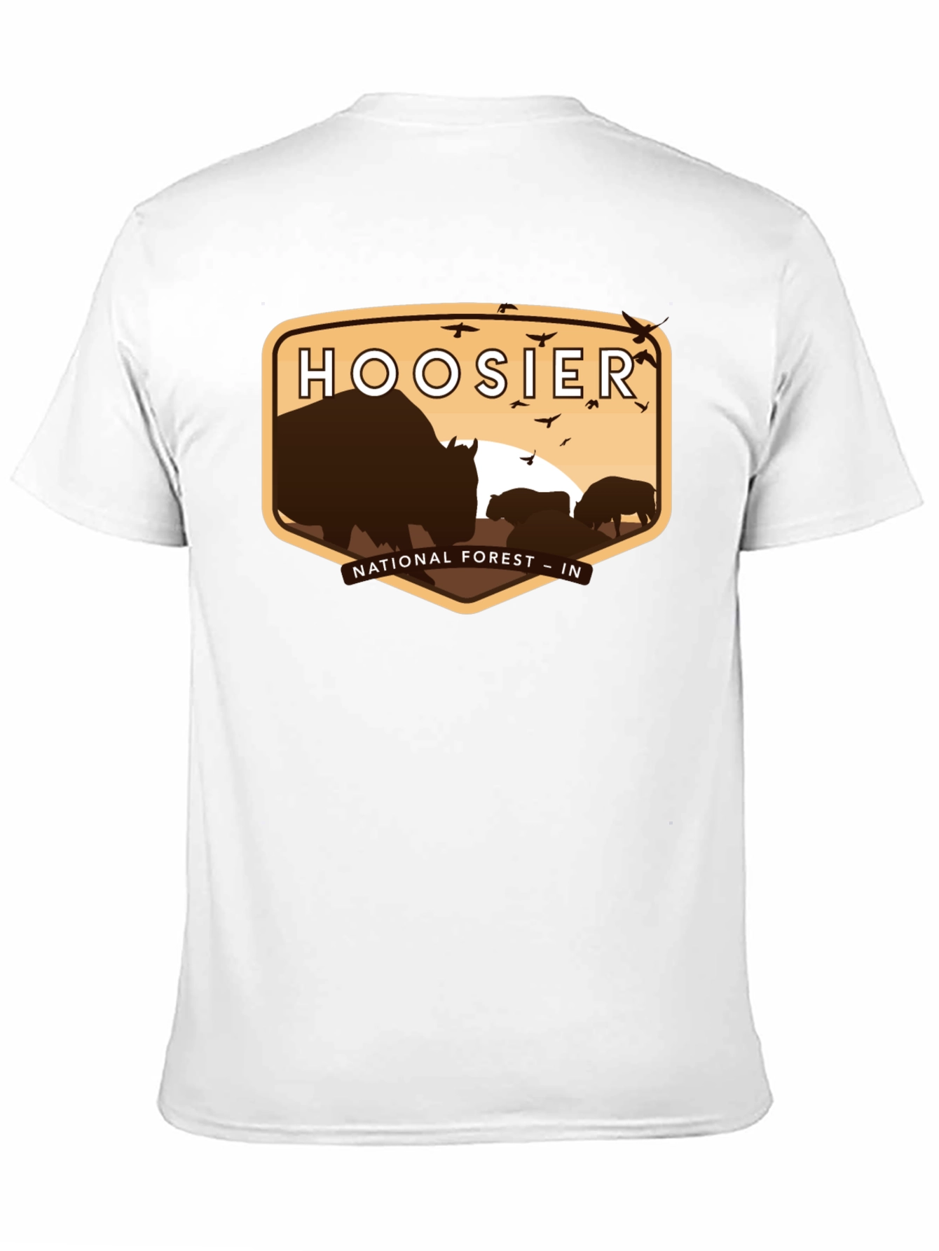 Hoosier National Forest T-Shirt Indiana Bison