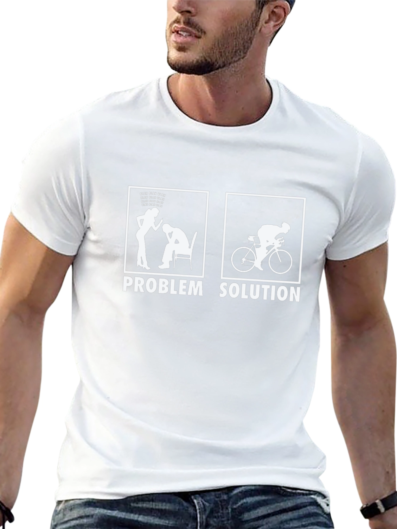Cycling Problem Solution Graphic T-Shirt