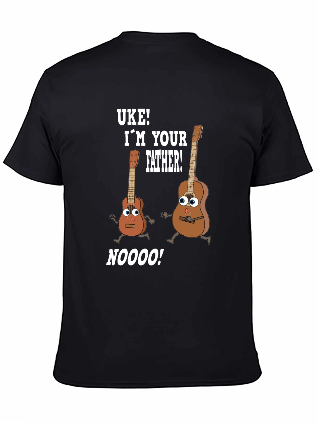 Uke Im Your Father Black Graphic Tee