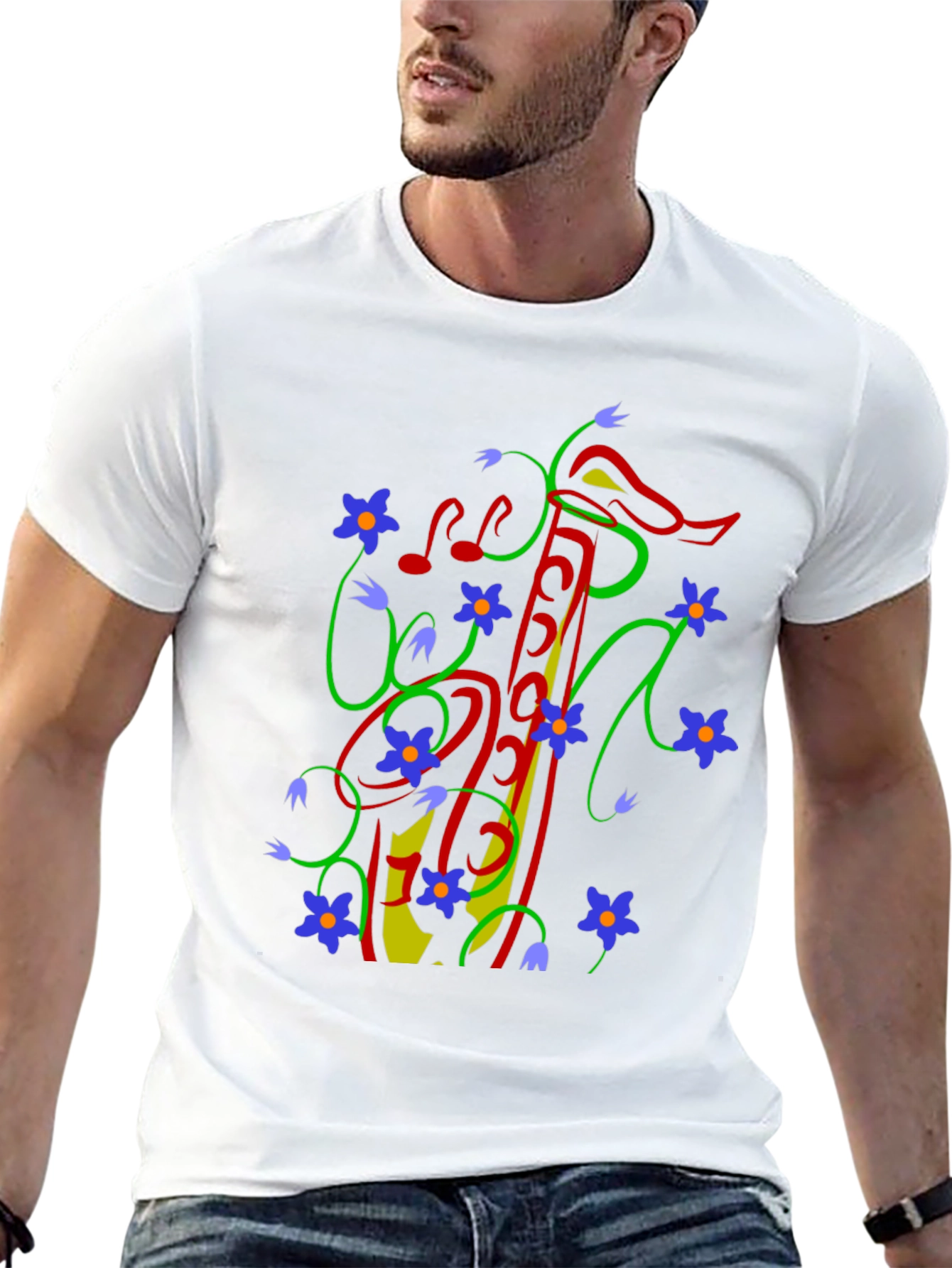 Musical Flowers Tee