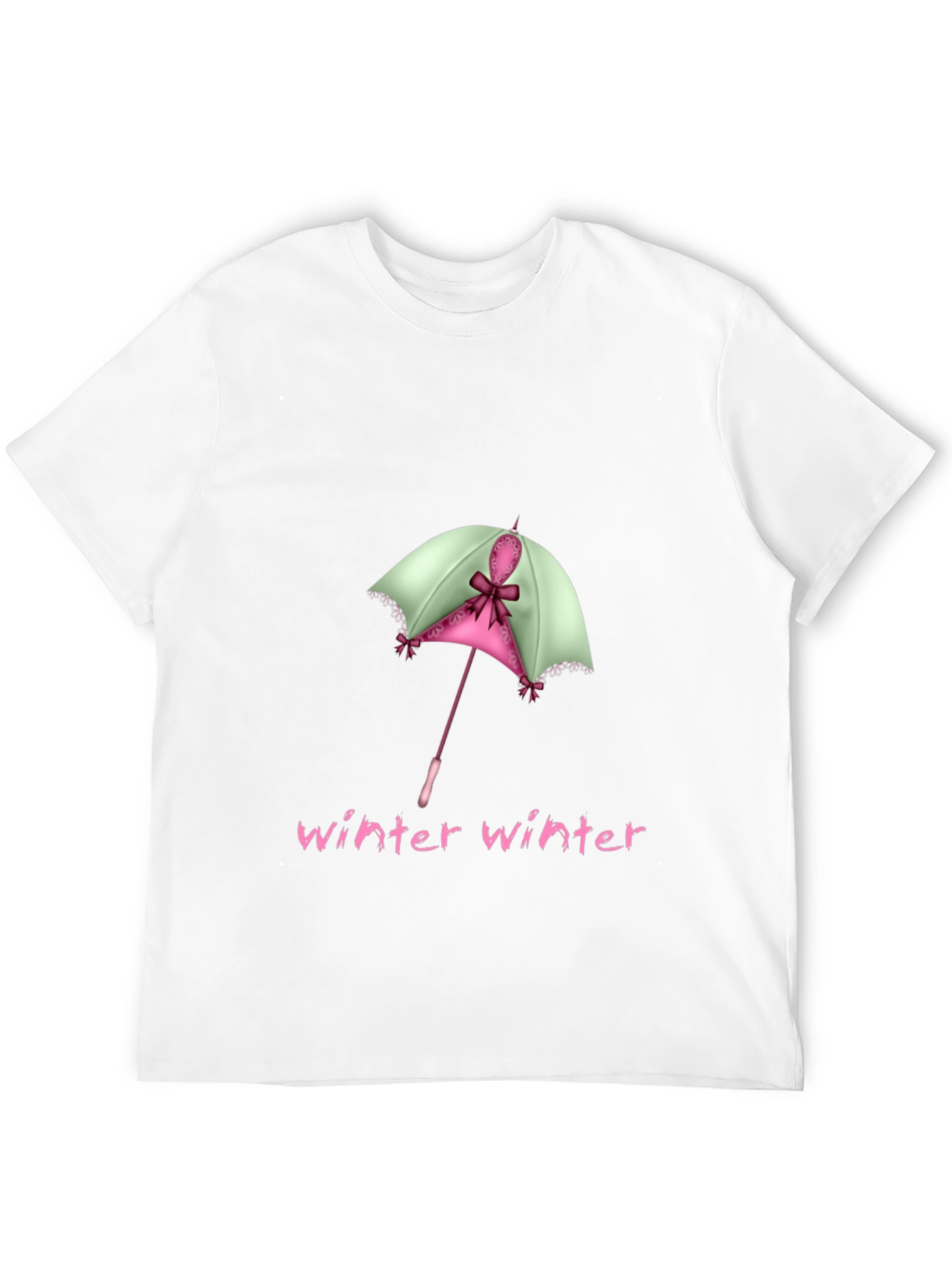 Winter Umbrella Graphic Tee - Stylish & Unique!