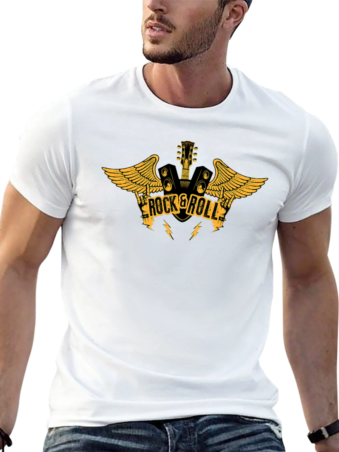 Rock & Roll Graphic T-Shirt