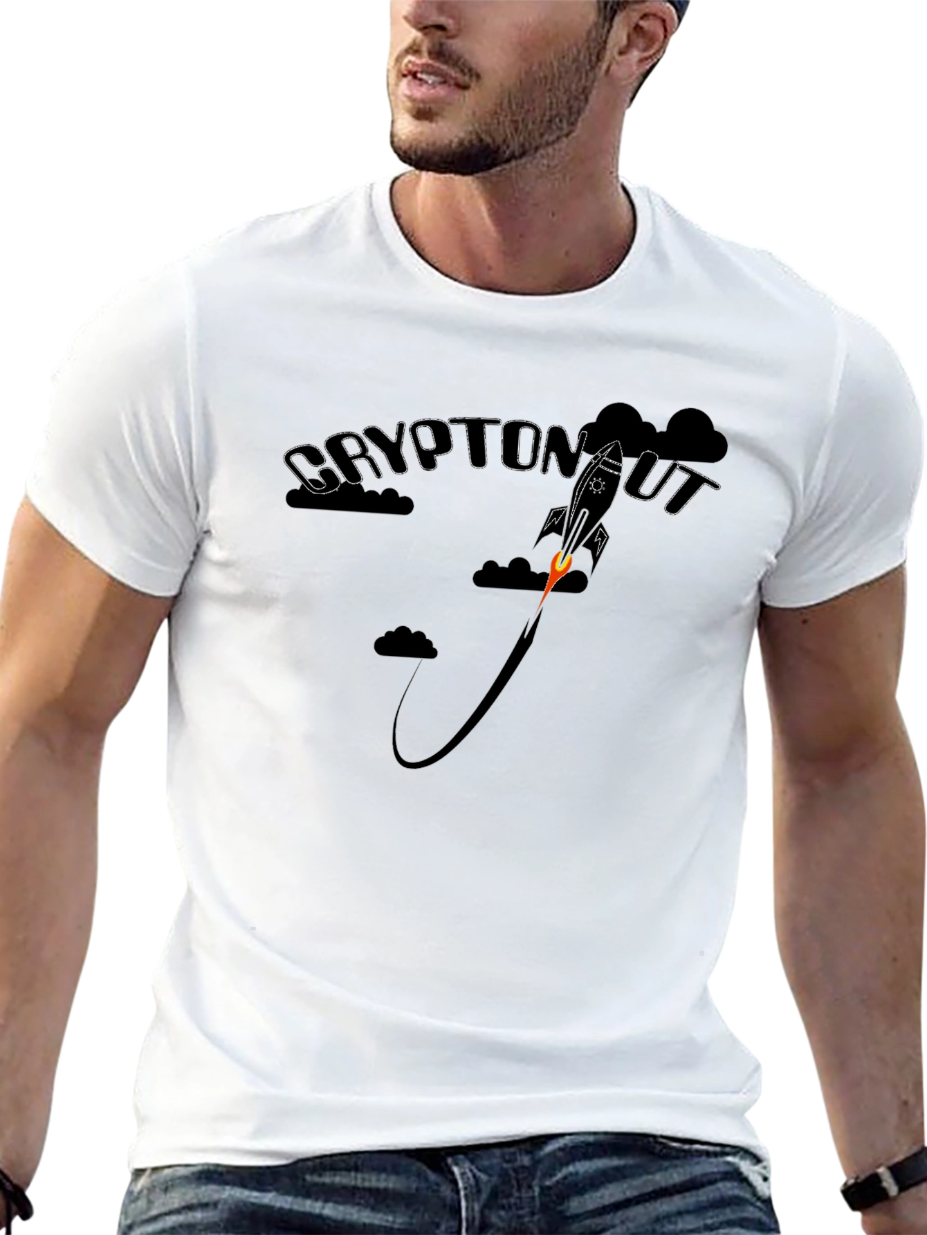 Cryptonaut Black Graphic Tee