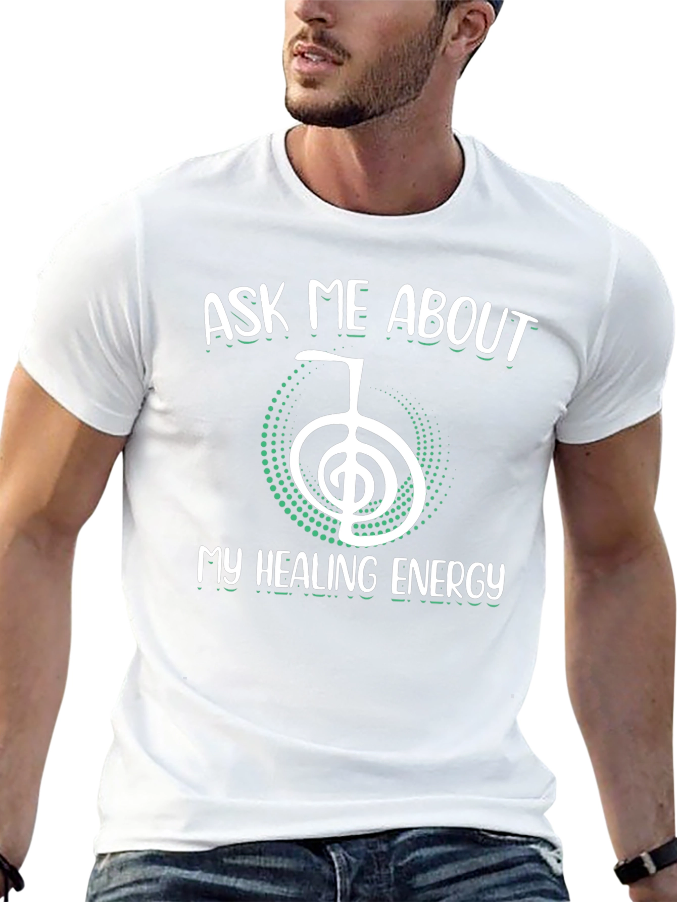 Ask Me About My Healing Energy T-Shirt