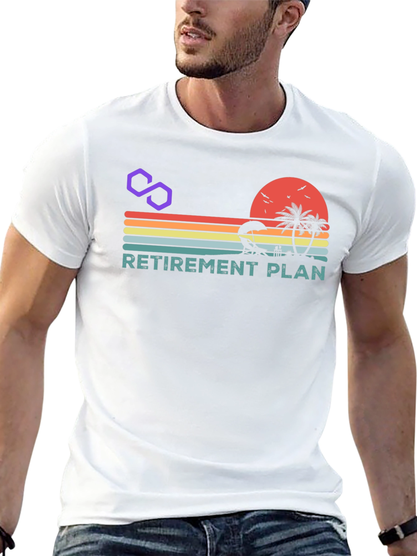 Retirement Plan Beach T-Shirt