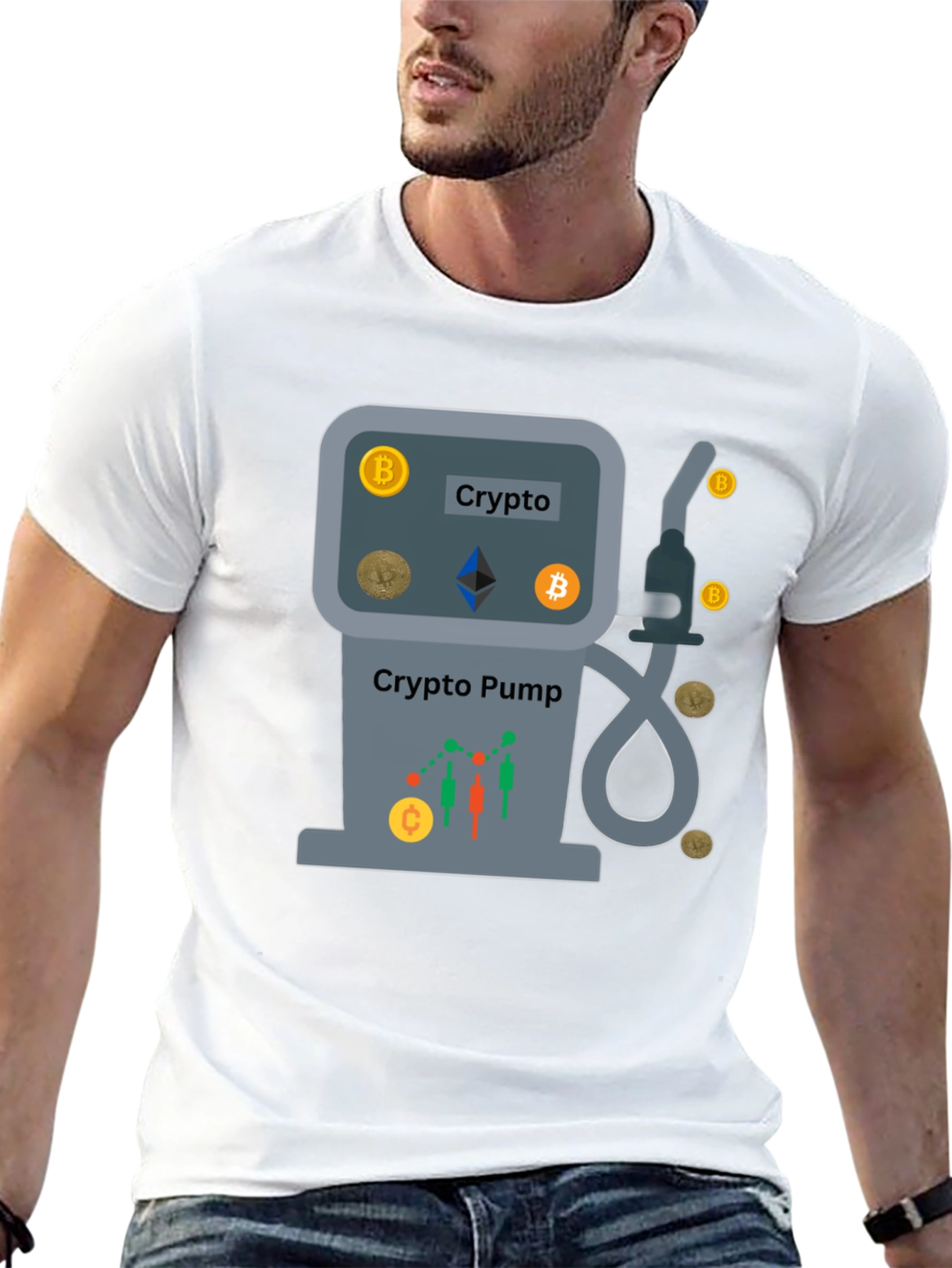 Crypto Pump T-Shirt - Bitcoin Ethereum