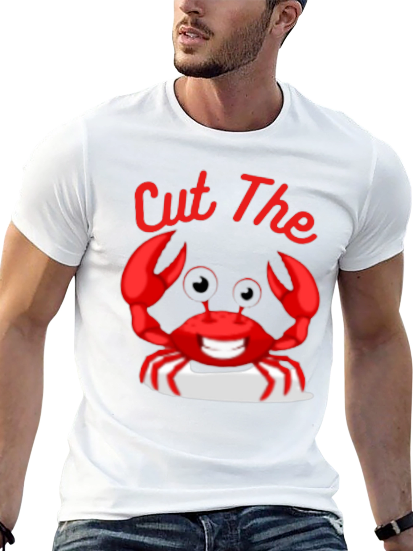 Cut the Crab T-Shirt - Novelty Graphic Tee