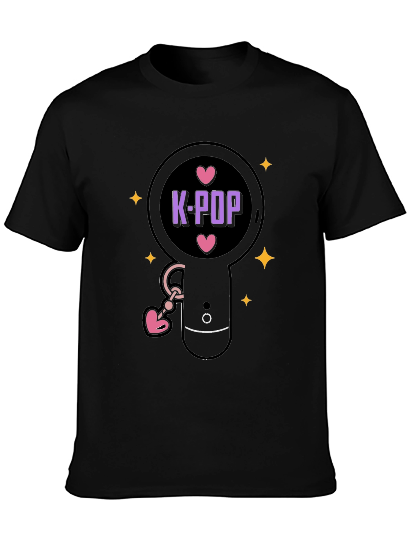 K-Pop Inspired Black Tee