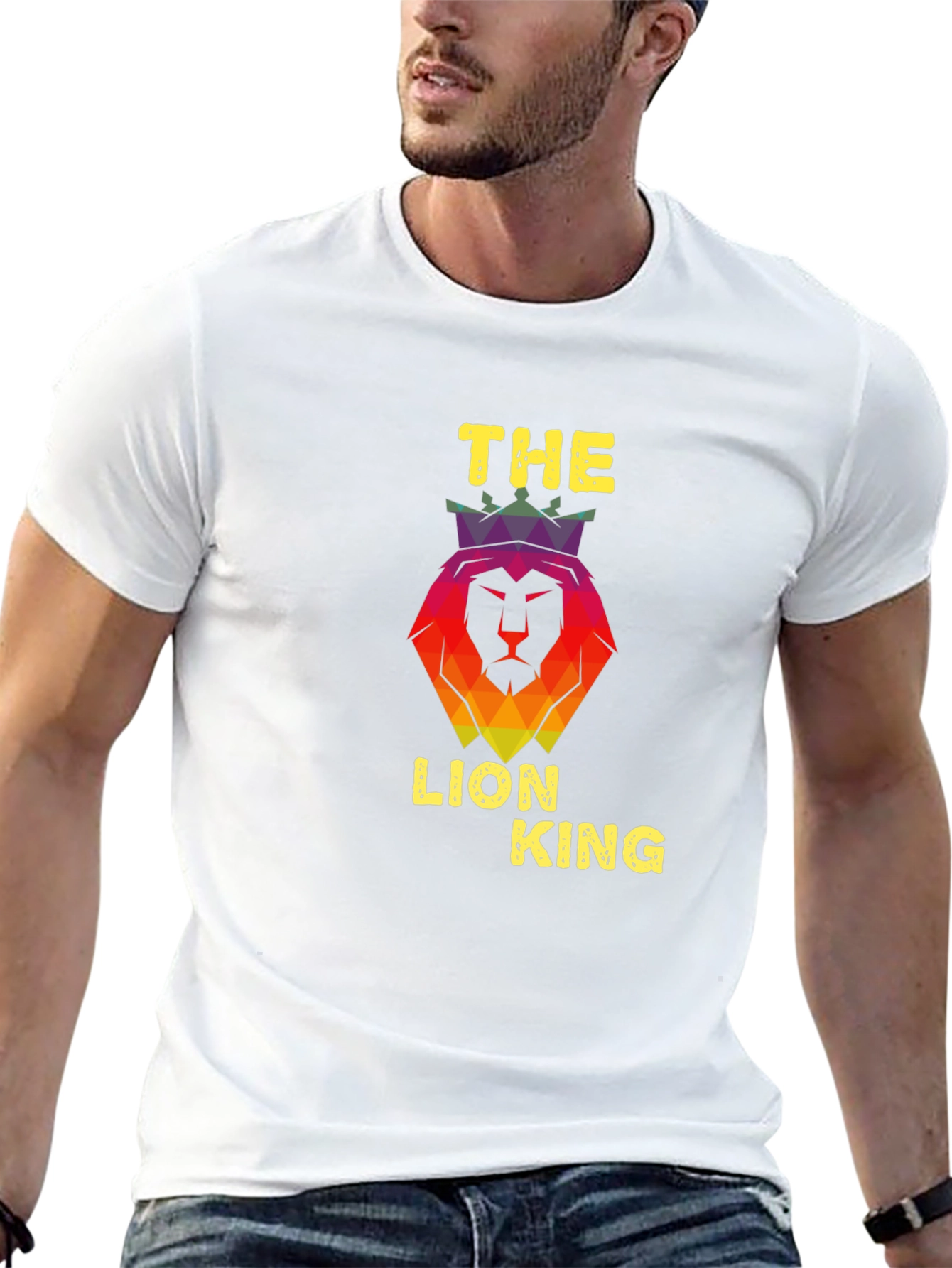 The Lion King Graphic Print Black T-Shirt