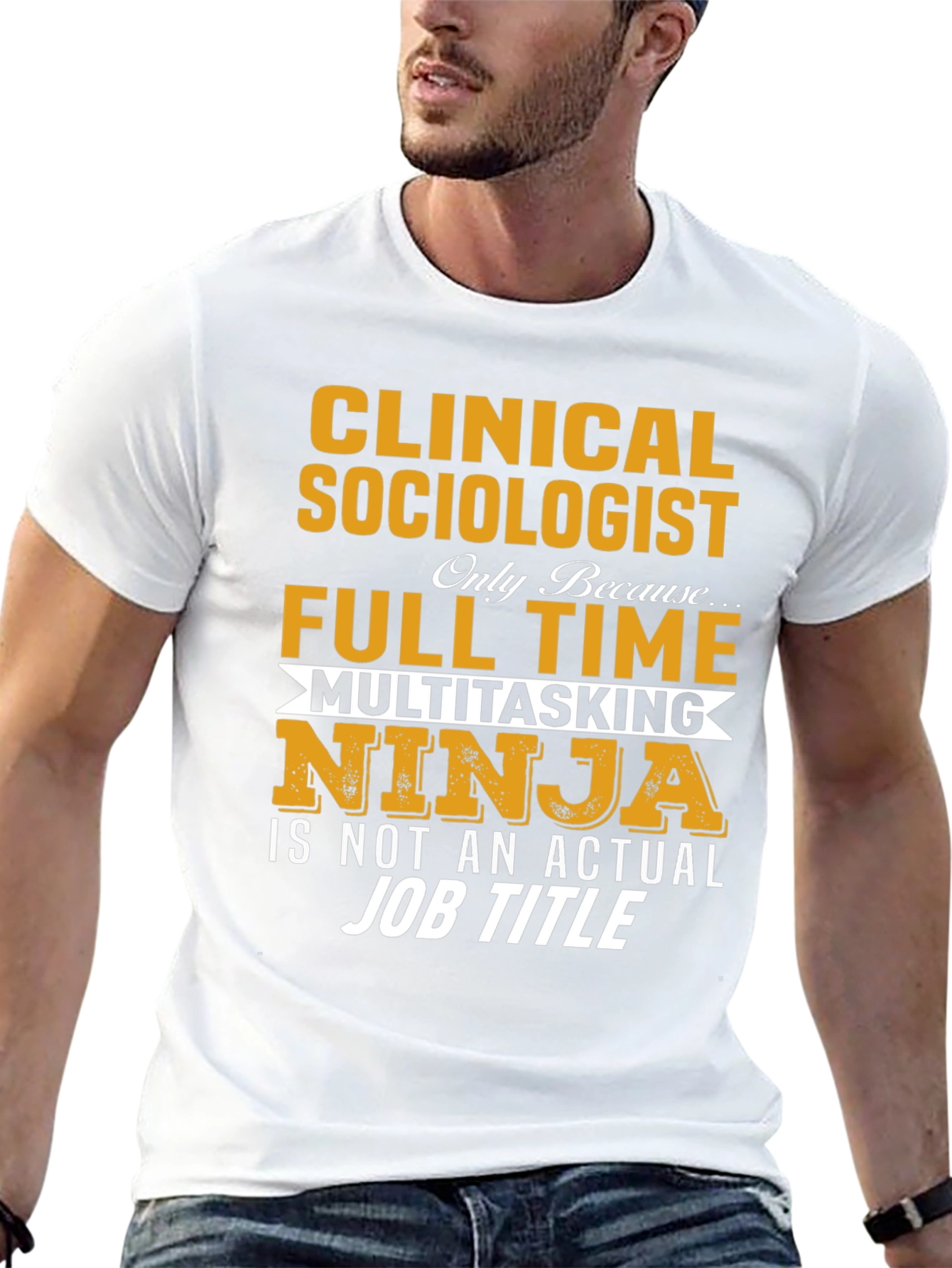 Clinical Sociologist Ninja T-Shirt - Job Title Tee