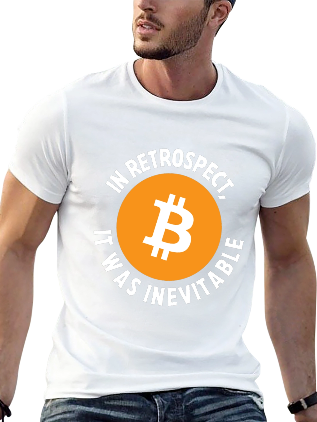 Bitcoin Retrospect Graphic Tee - Crypto Inevitable Design