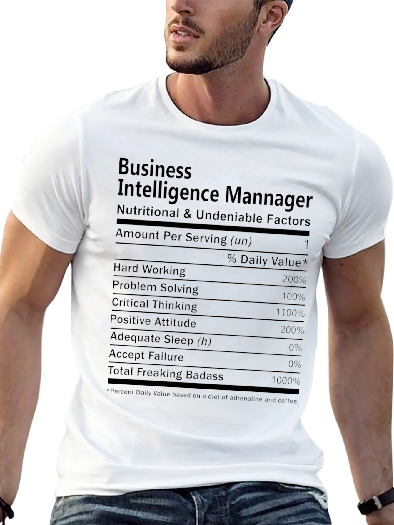 Business Intelligence Manager Novelty T-Shirt