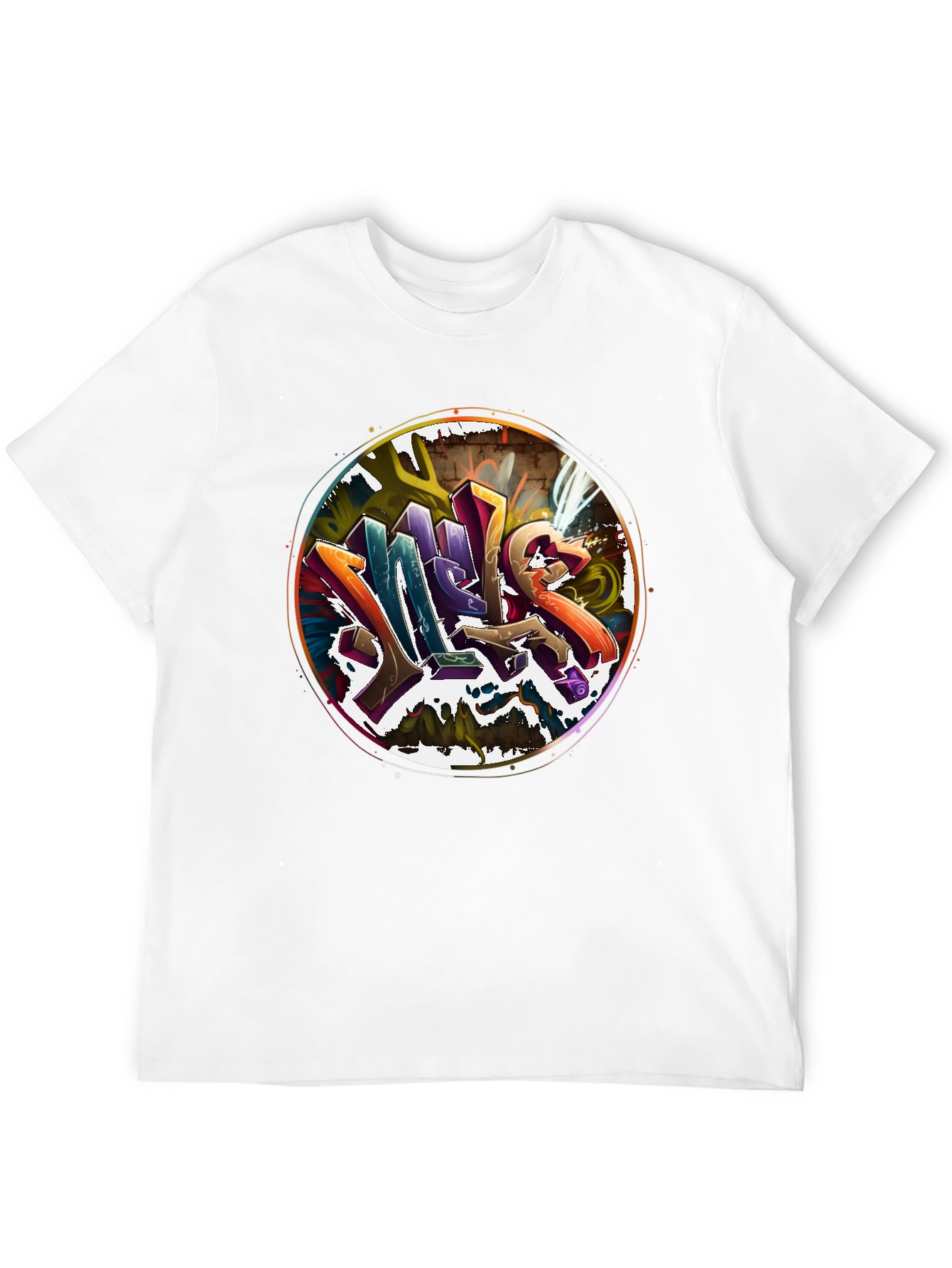 Graffiti Art Crew Neck T-Shirt - Urban Style