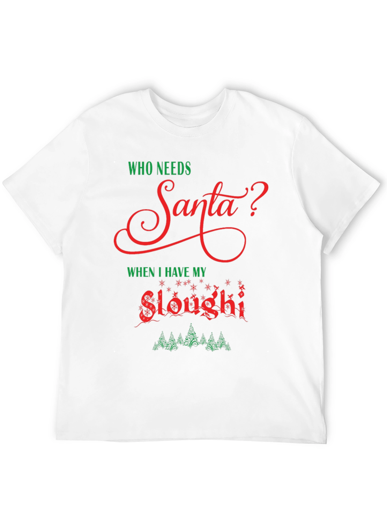 Funny Sloughi Christmas T-Shirt