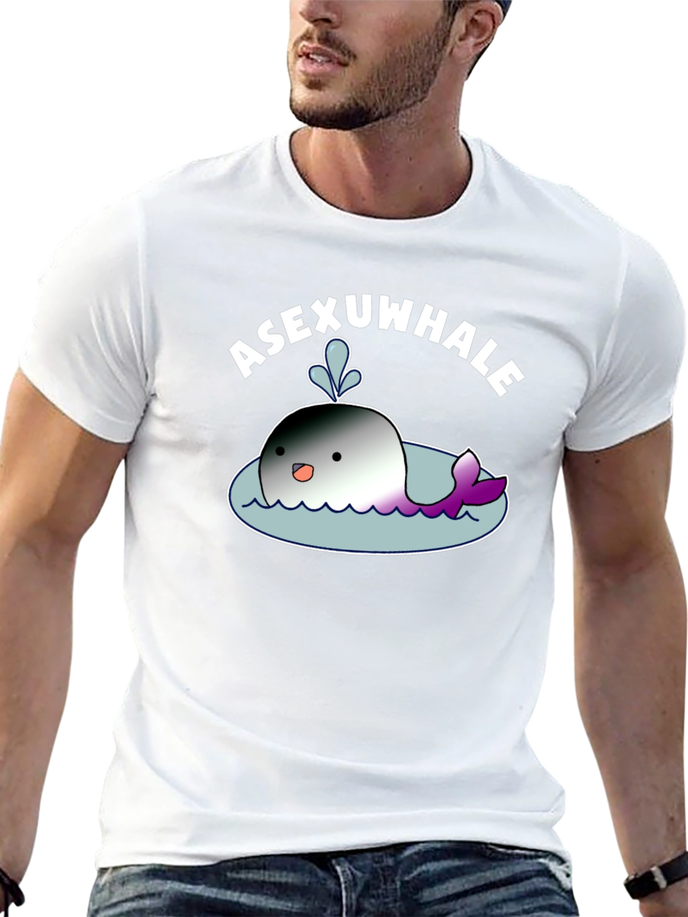 Asexuwhale T-Shirt - LGBTQ+ Pride