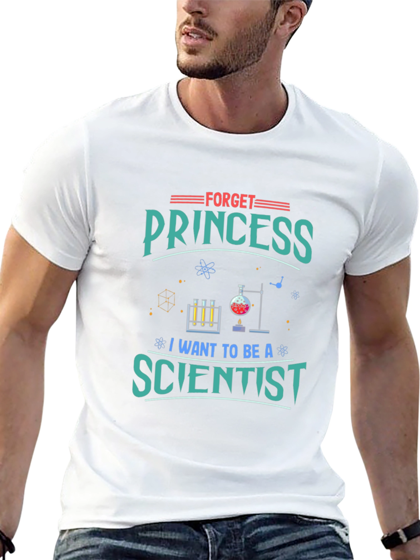 Scientist Graphic T-Shirt - Forget Princess