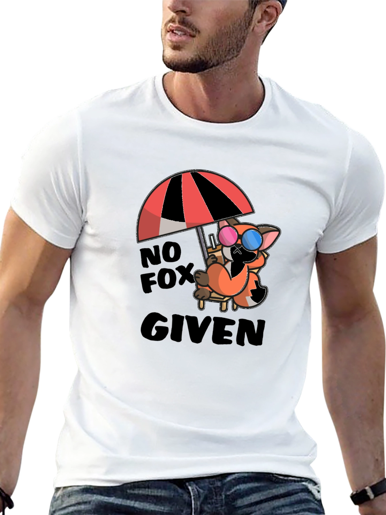 No Fox Given T-Shirt - Relaxed Fox Design