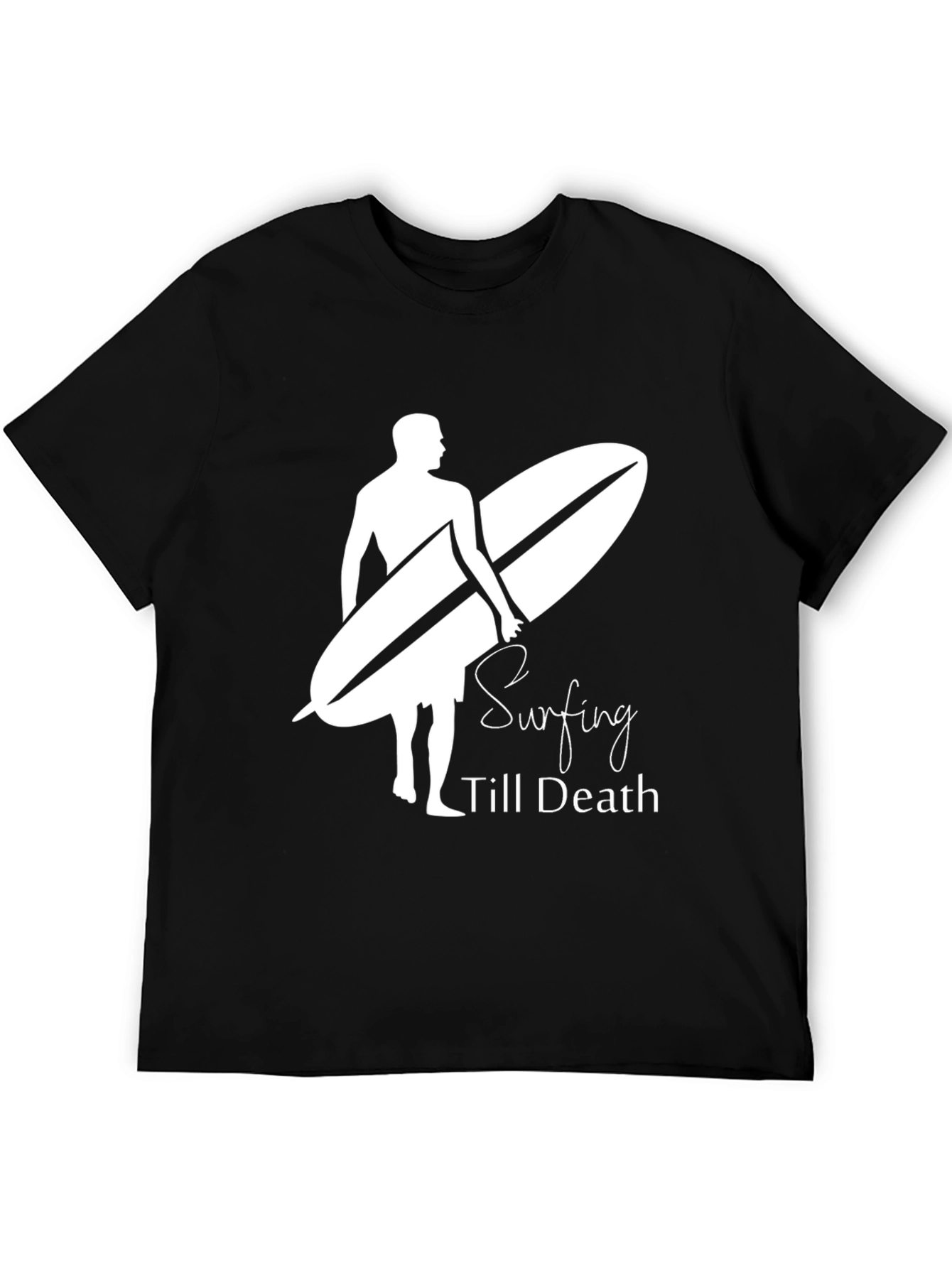 Surfing Till Death Graphic Tee