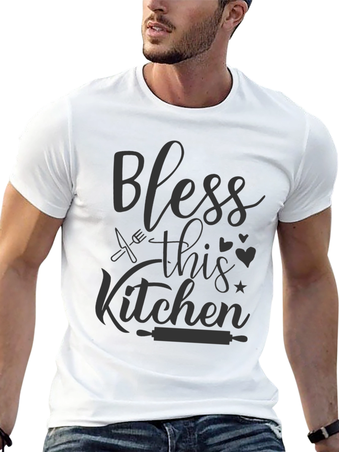 Bless This Kitchen Graphic Tee - Unisex