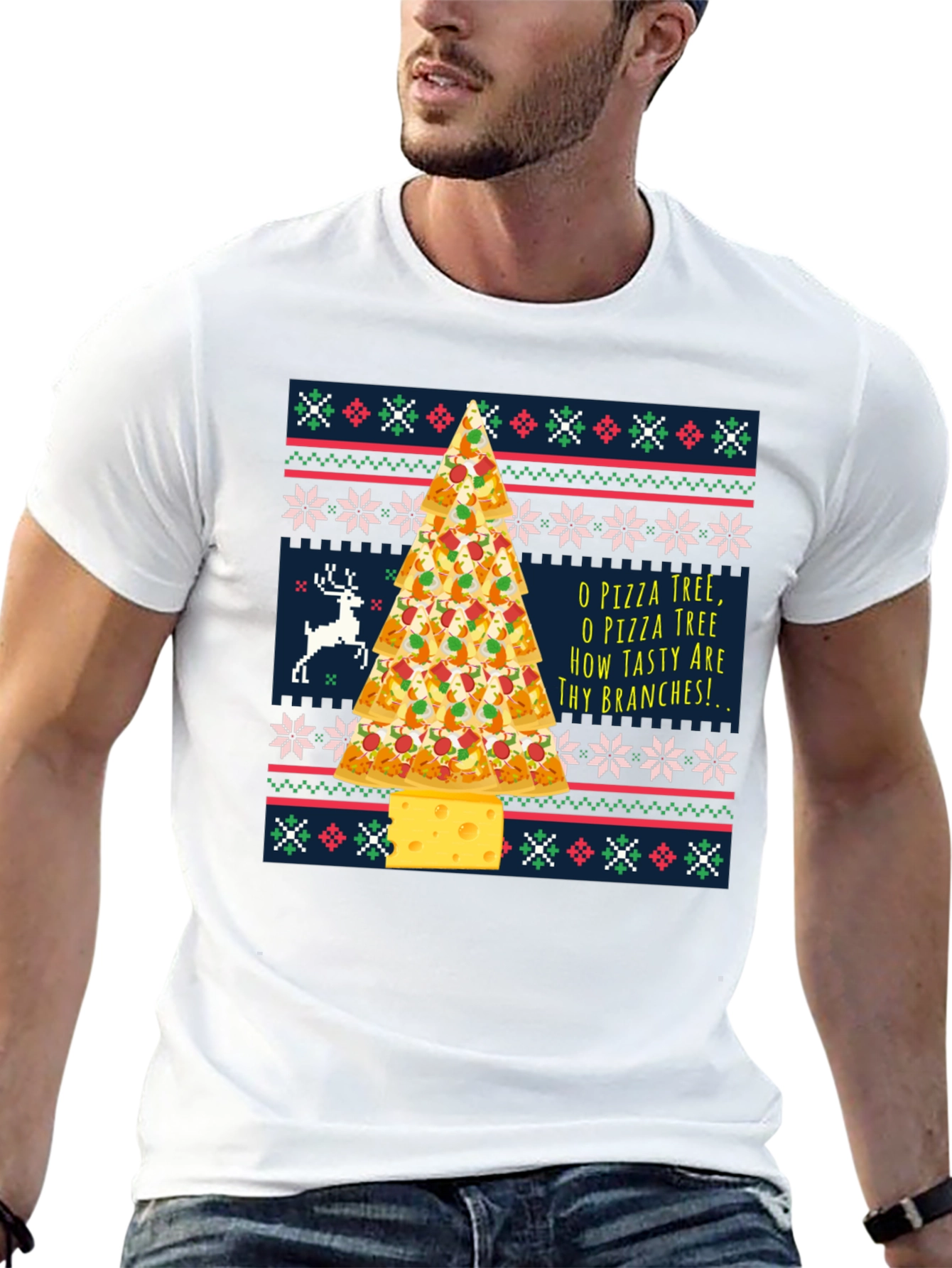 Pizza Tree Holiday T-Shirt