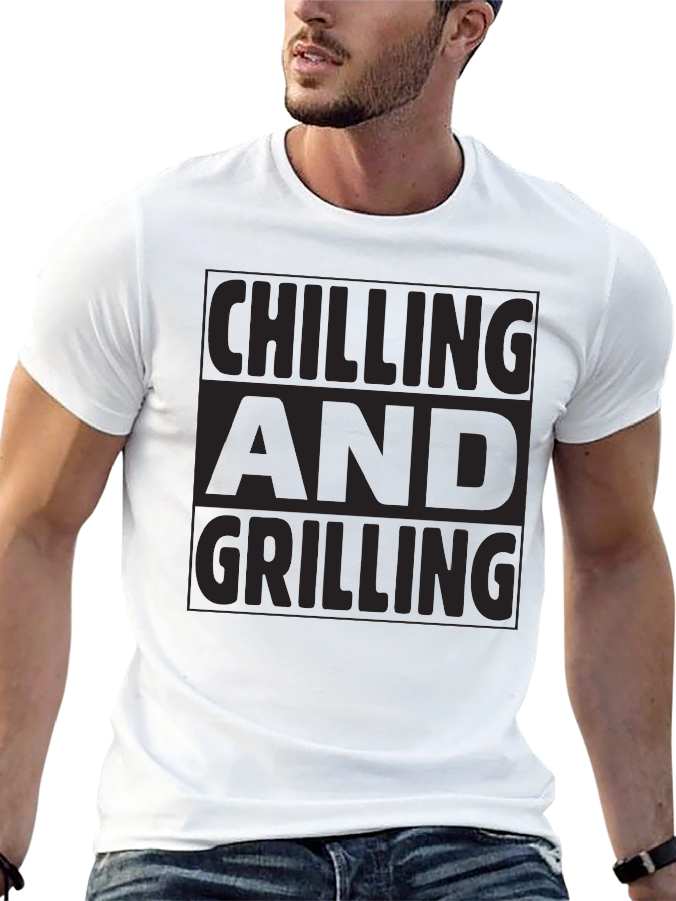 Chilling and Grilling Graphic Tee