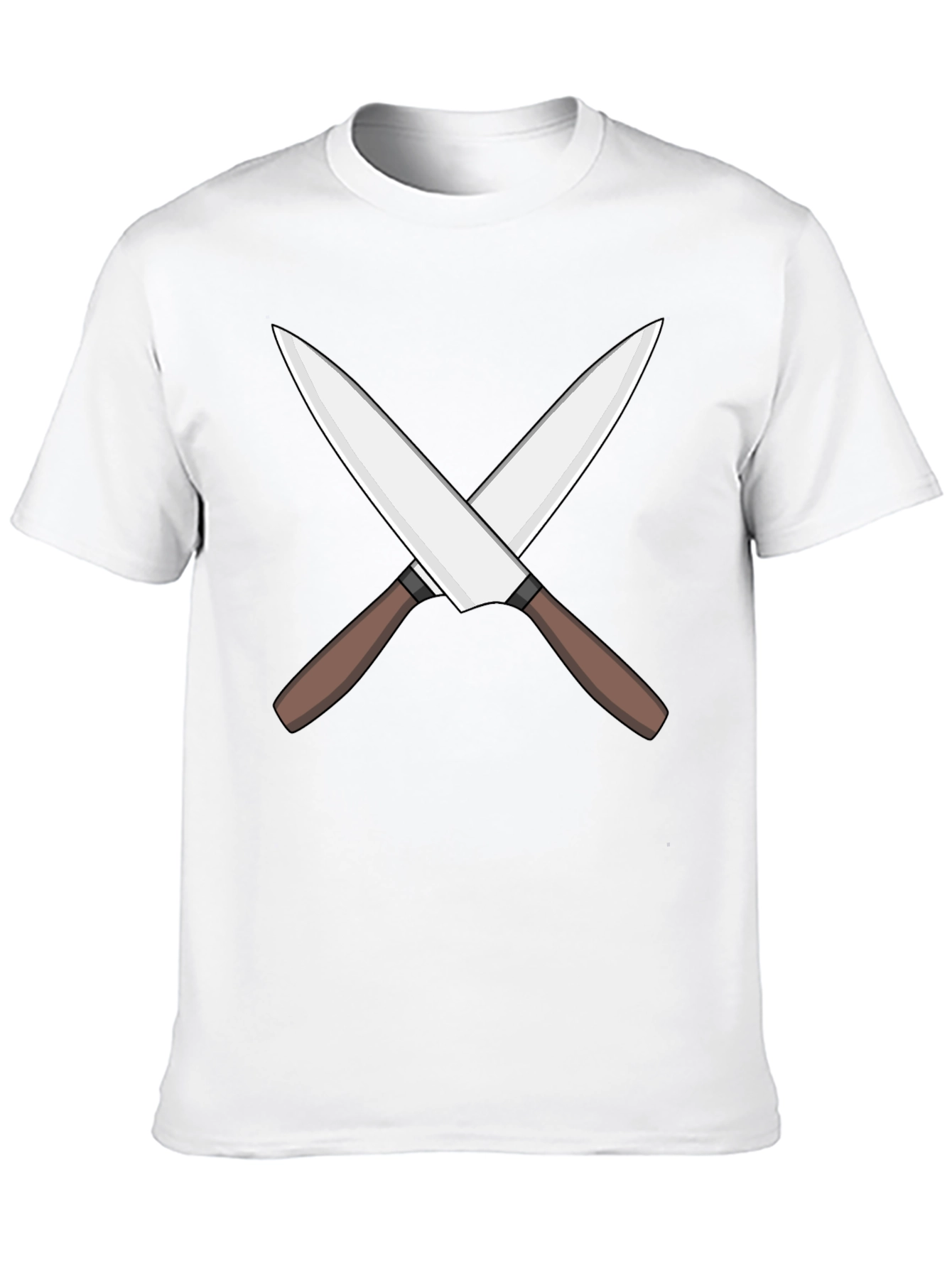 Chefs Knife Cross Black T-Shirt