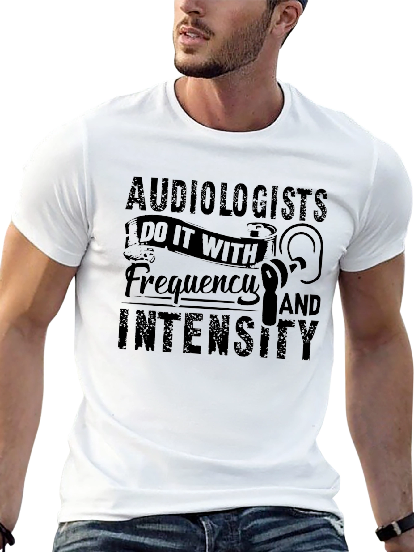 Audiologists Frequency Intensity Graphic T-Shirt