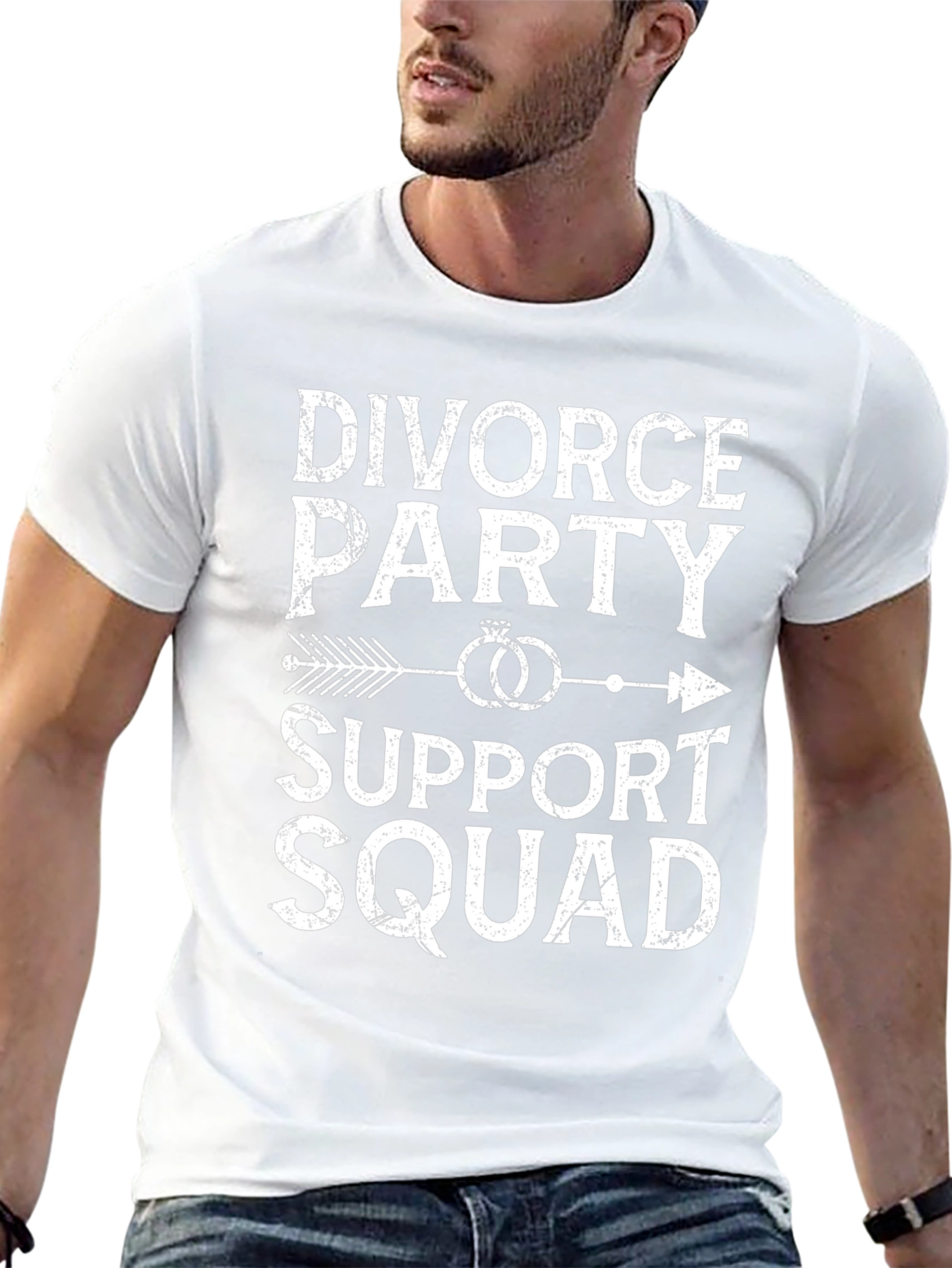 Divorce Party Support Squad Graphic Tee