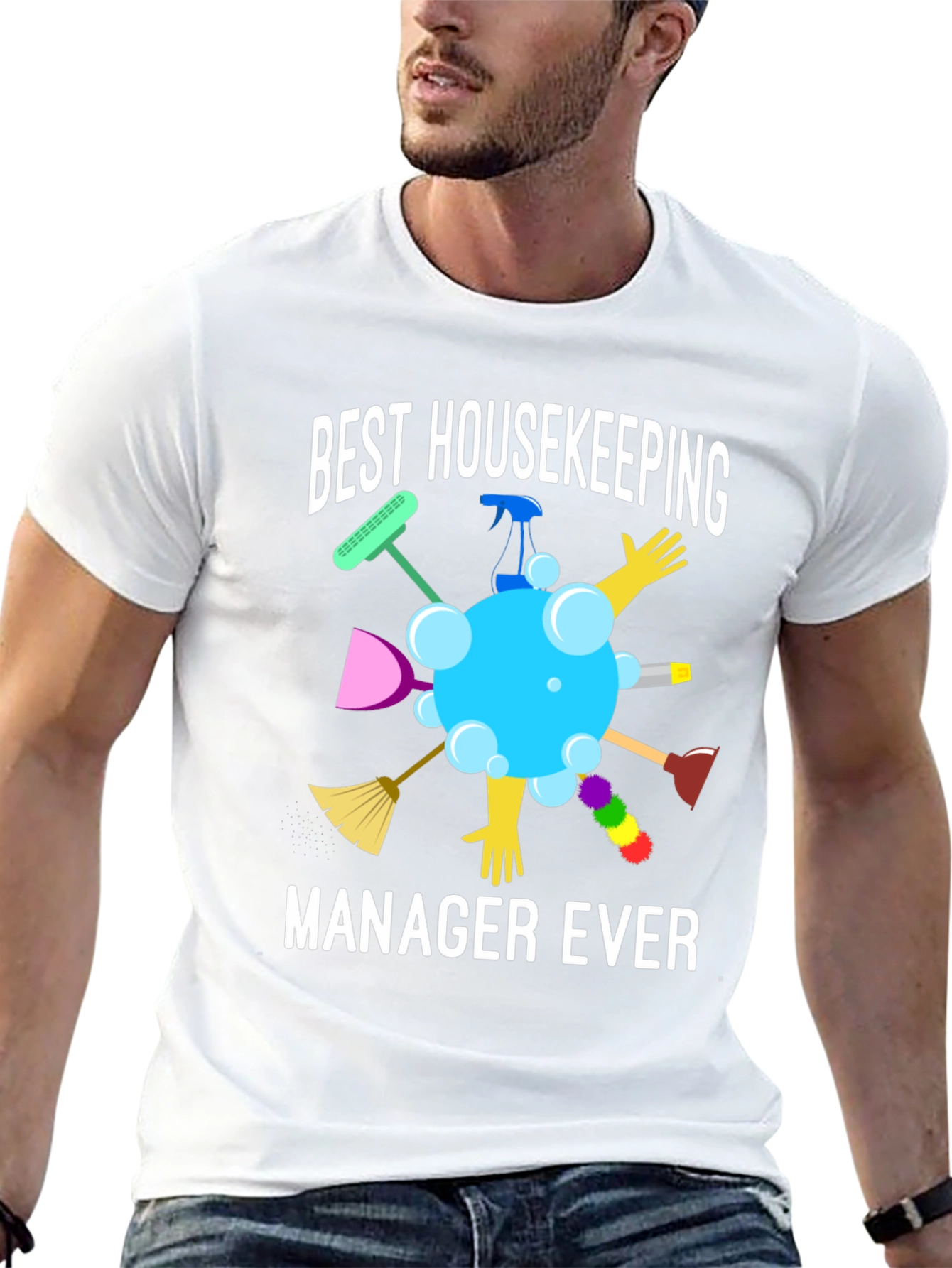 Best Housekeeping Manager Ever Graphic T-Shirt