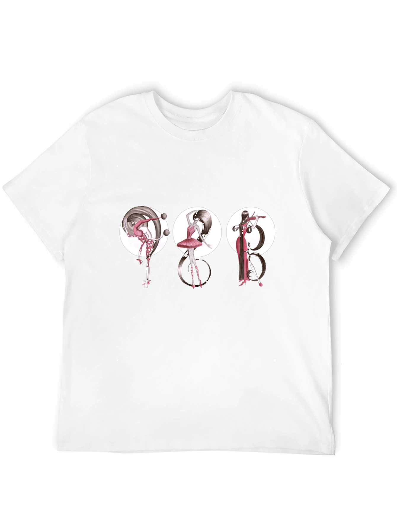Dance Art Black Graphic Tee